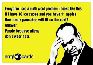 funny math problem confusing quote
