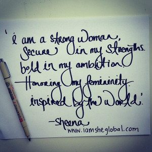 Strong Woman Strength Inspirational Quote