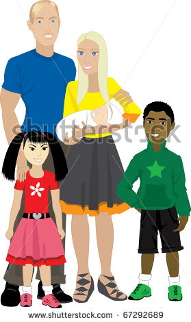 Adoptive Families Clipart Foster care or adoption.