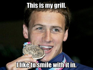 Ryan Lochte is just... well, he's just special. Original quote by ...