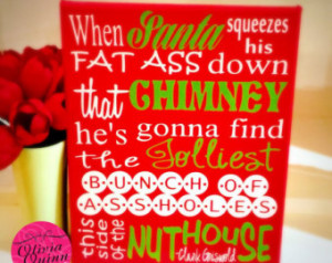... Clark Griswold National Lampoons Christmas Vacation Quote Canvas
