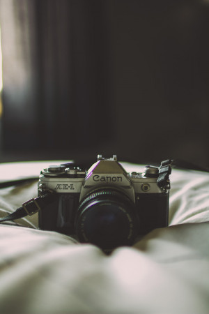 perfect, canon, photography, love, vintage, hipster, camera, art, bed ...