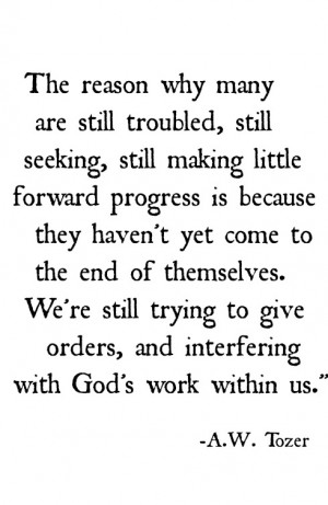 Tozer Quote