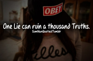 Swag Quotes About Trust Girl swag sad lie trust hurt