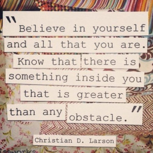Believe Yourself Inspirational Quotes