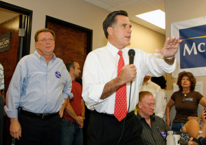 days before election in this photo mitt romney jon porter u s rep jon