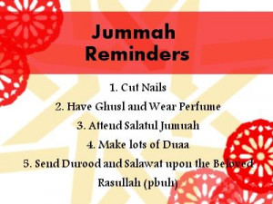 Images with Beautiful Islamic Quotes About Jummah