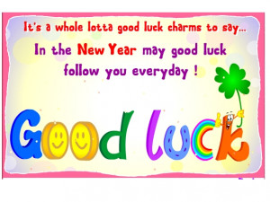 Good Luck Cards Images