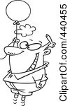 -Royalty-Free-RF-Clip-Art-Illustration-Of-A-Cartoon-Black-And-White ...