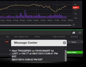 Create customized alerts to keep a pulse on the market