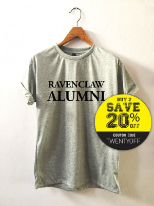 Ravenclaw alumni • T shirt • Quote T shirt • Slogan T shirt