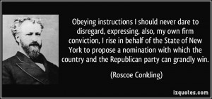 Obeying instructions I should never dare to disregard, expressing ...