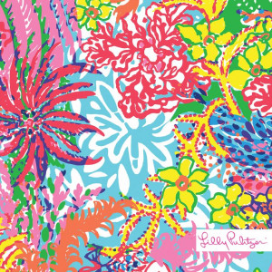 Lilly Pulitzer Fishing for Compliments Print