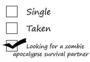 Zombie apocalypse survival partner