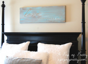 DIY Wall Art Idea #15: How to Paint an Inspirational-Quote Canvas ...