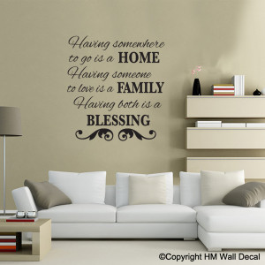 Family Room Wall Quotes...