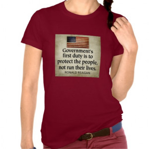 Ronald Reagan Quotes Tshirt