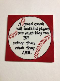 Coach Gift- A Sports Tile- Baseball/ Soccer/ Football/ Volleyball ...