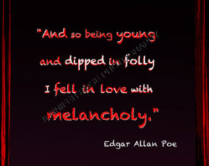Edgar Allan Poe Goth Quote Art 5x7 Framed Inspirational Print Famous ...