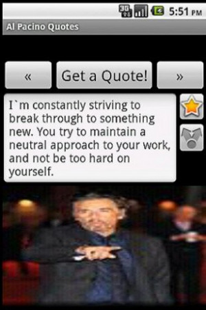 Al Pacino Quotes screenshot for Android