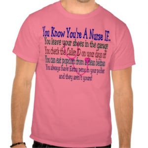 Funny Nurse Sayings T-shirts