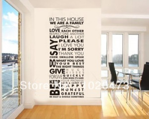 ... And Holiday Family Quotes Love Letter Wall Quotes Home Decoration 8085