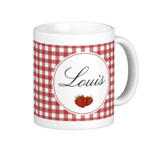 Customizable Cute Strawberry Mugs
