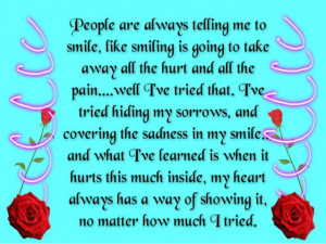 Quotes About Smiles Hiding Pain Quotes About Hiding Pain