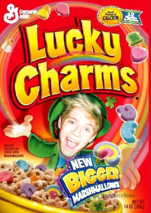 ... niall horan #lucky charms #irish #one direction #cute #funny #quote