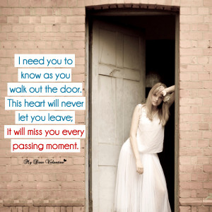 Missing you picture quotes - I need you to know