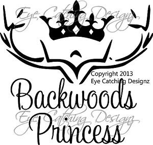 Backwoods-Princess-Country-Girl-Hunting-Wall-Decal-Vinyl-Home-Art ...