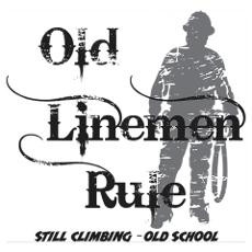 Old Linemen Rule Poster