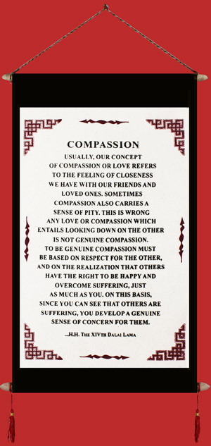 Dalai Lama's Quote on Compassion