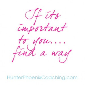 The key is not to prioritize what’s on your schedule,