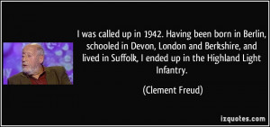 was called up in 1942. Having been born in Berlin, schooled in Devon ...