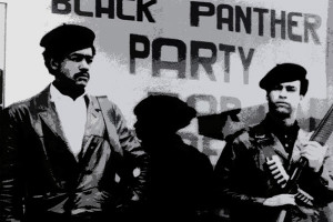 black panther party canvas giclee art print 252 black panther party ...