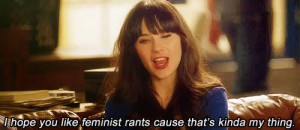... gifs about me new girl Zooey Deschanel Jess Day feminism new girl 1x24