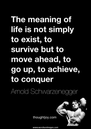 Arnold Schwarzenegger Motivational Quotes