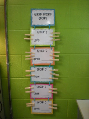 Love this classroom organization! Checkout guided reading center chart ...