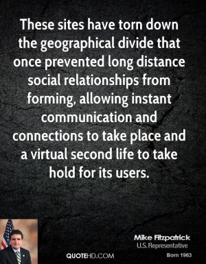 ... instant communication and connections to take place and a virtual
