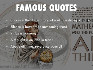 Pythagoras Famous Quotes