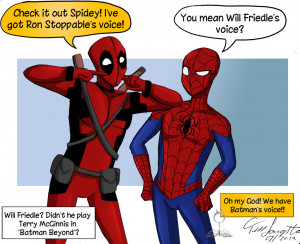 Deadpool And Spidey Voice