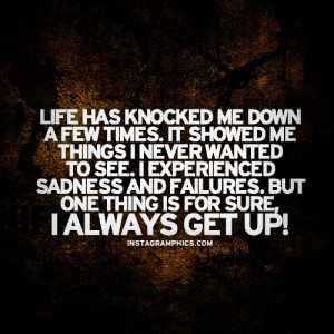 Always Get Back Up Quote Graphic