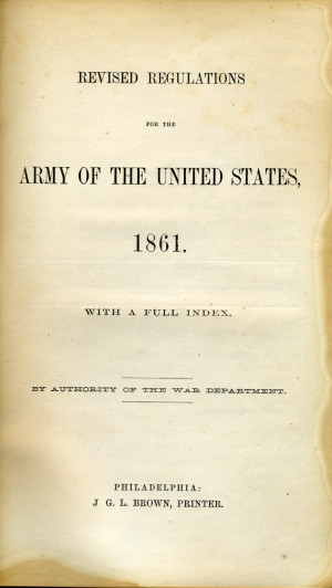 Revised Regulations for the Army of the United States, (1861)