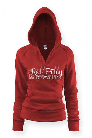 Red Friday - pullover hoodie. usmc navy army usaf wife girlfriend At ...