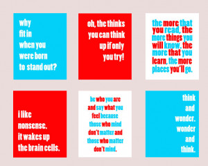 etsy.comSet of Six 8x10 Dr. Seuss