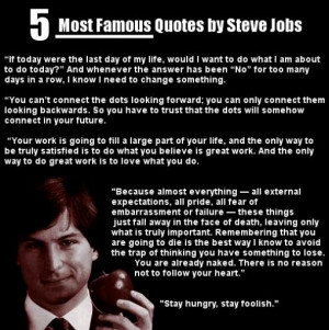 steve jobs most famous quotes source http quoteeveryday com steve jobs ...
