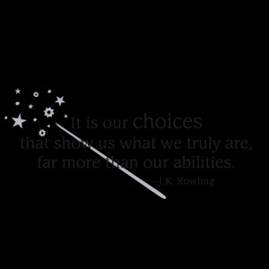 It Is Our Choices Wall Quotes™ Decal