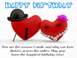 Happy Birthday My love wishes for someone special