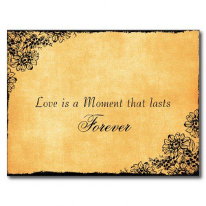 Vintage Style Love Quote Save the Date